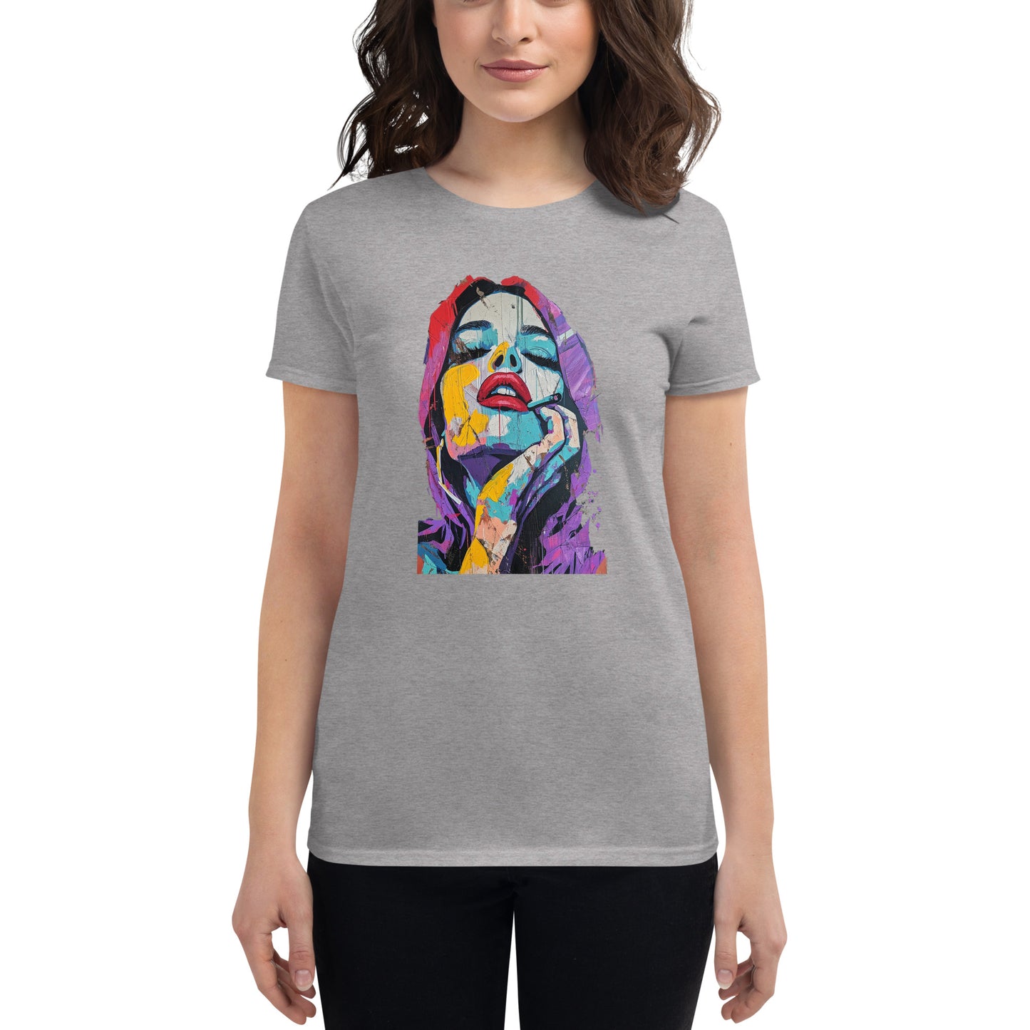 Women's Trashy Print short sleeve t-shirt